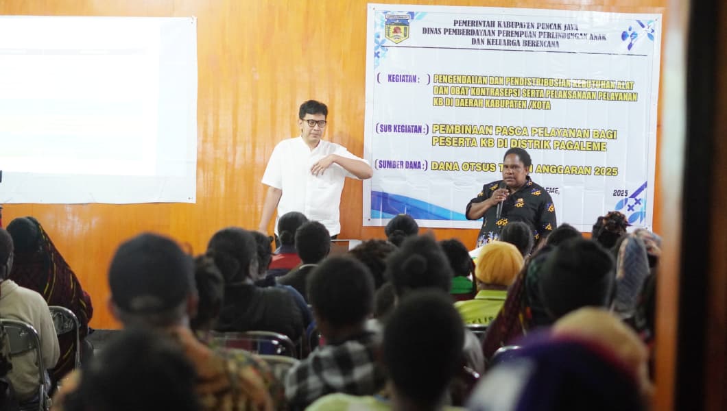 DP3AKB Puncak Jaya Gelar Pelayanan KB untuk 300 Peserta di Dua Distrik