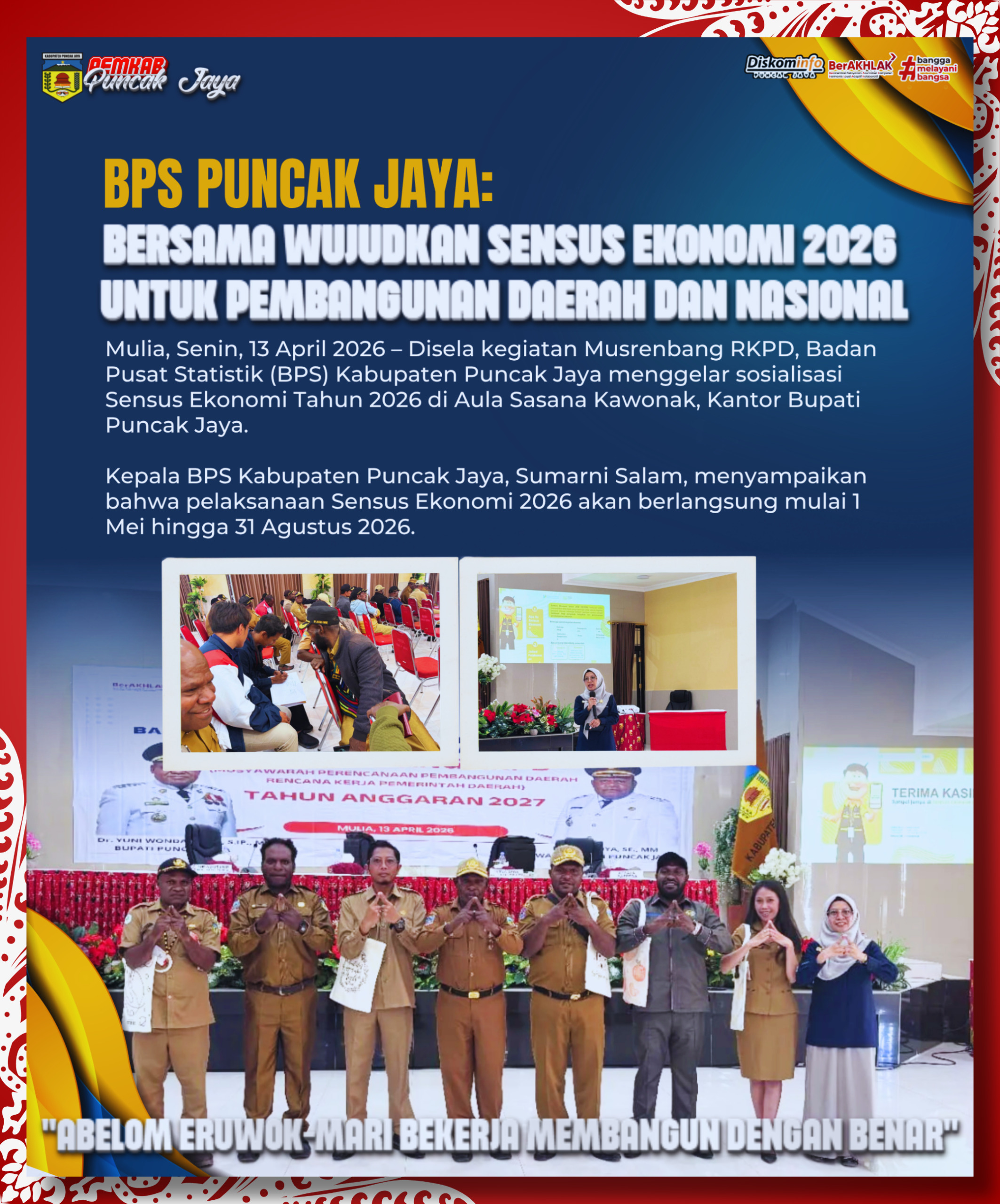 Sensus Ekonomi 2026 BPS