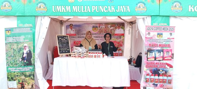 Kopi Arabika Mulia dan Minyak Buah Merah Puncak Jaya Curi Perhatian di Festival