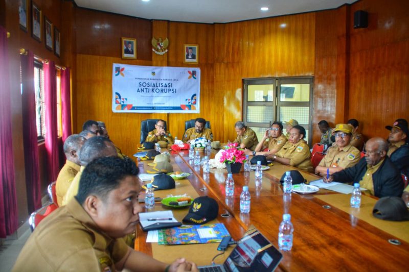 Pemda Puncak Jaya Gelar Kegiatan Anti Korupsi, Tegaskan Komintmen Integritas dan Pencegahan Korupsi