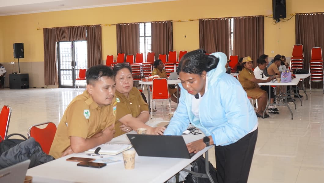 Pemkab Puncak Jaya Perkuat Ekosistem Data melalui Forum Satu Data Statistik Sektoral