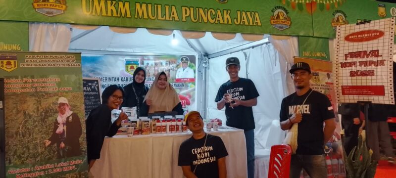 Puncak Jaya Tampil Percaya Diri di Festival Kopi Papua ke-8