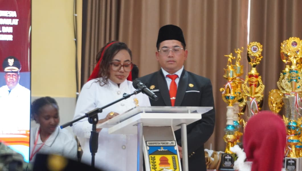 Resepsi Kenegaraan HUT ke-81 RI di Puncak Jaya, Pj. Sekda Yubelina Enumbi Apresiasi Dukungan Seluruh Pihak