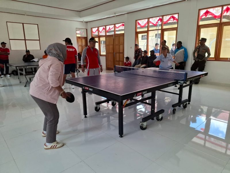 Semangat Kemerdekaan Menggema Lewat Tenis Meja di Puncak Jaya