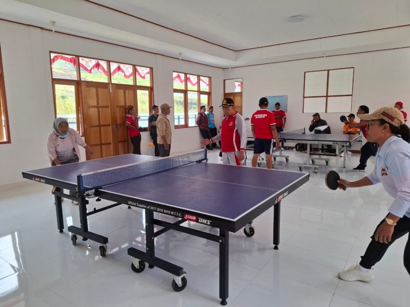 Tenis Meja Warnai Semarak HUT RI ke-80 di Puncak Jaya!